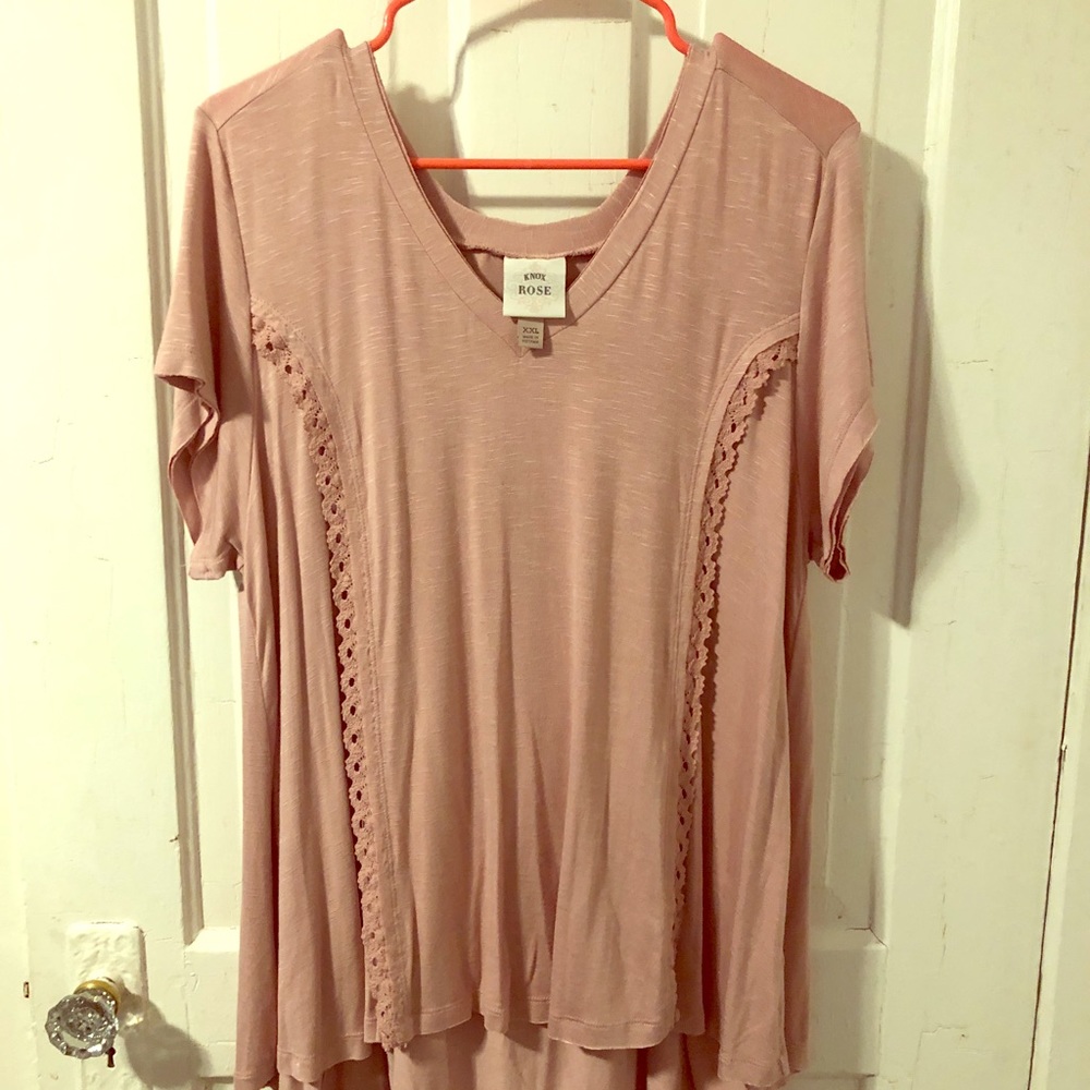 Knox Rose lace back top